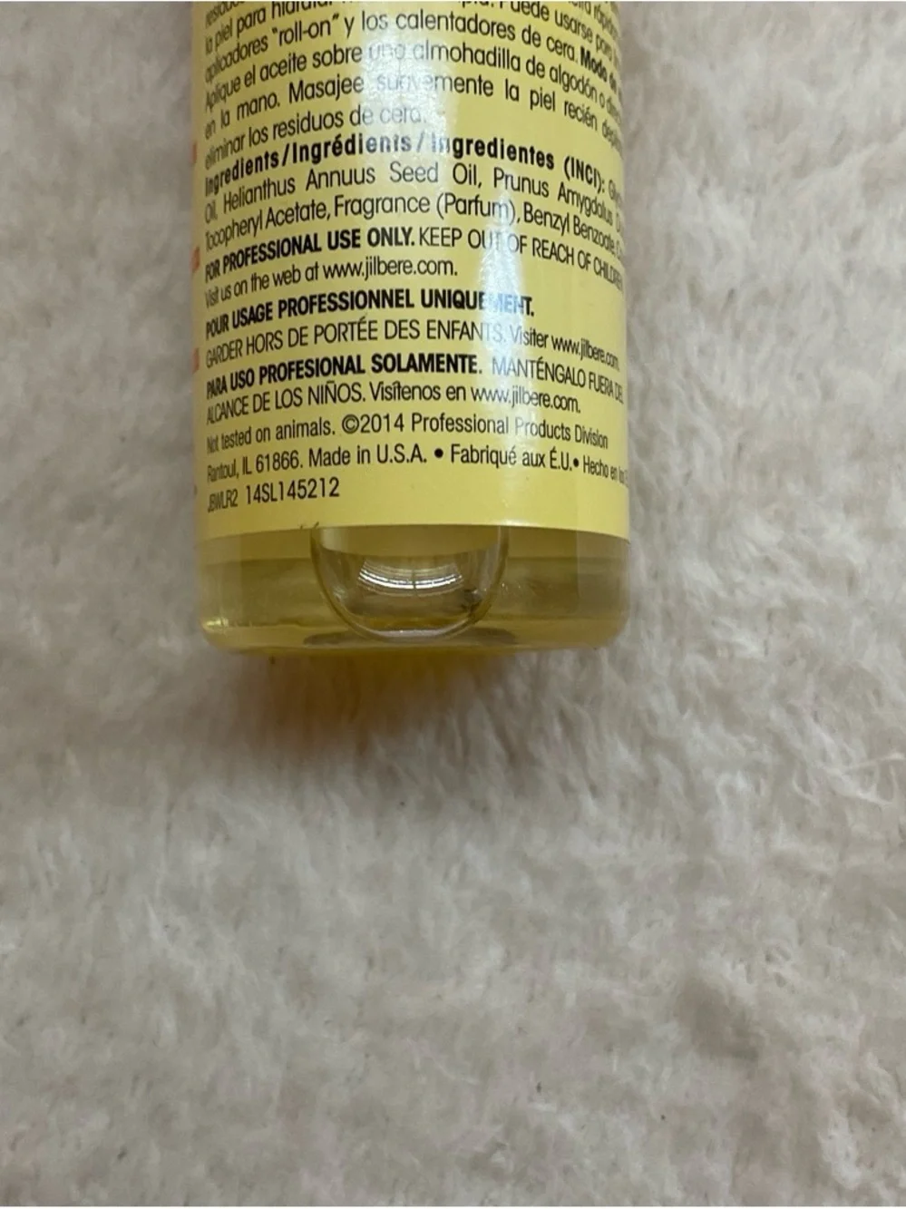 Suddenly Smooth Wax Residue Remover - Yellow Bottle